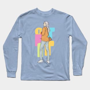 Girl In Yellow Outfit Long Sleeve T-Shirt